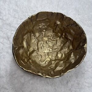 Cyan Design Bolivar Bowl 14 X 6 inch Cast Iron Heavyweight‎ Golden Motif Rare!